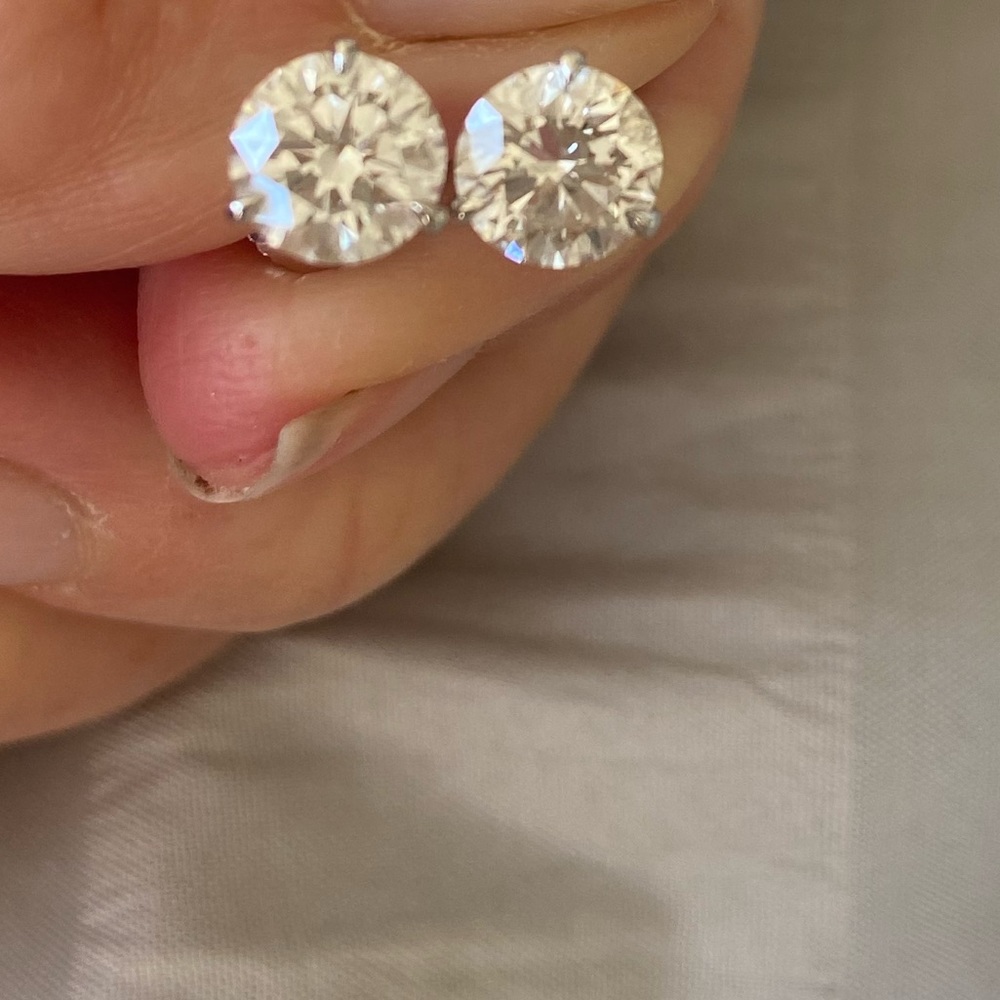 2.01 tcw Diamond Stud Earrings  - Lab Grown